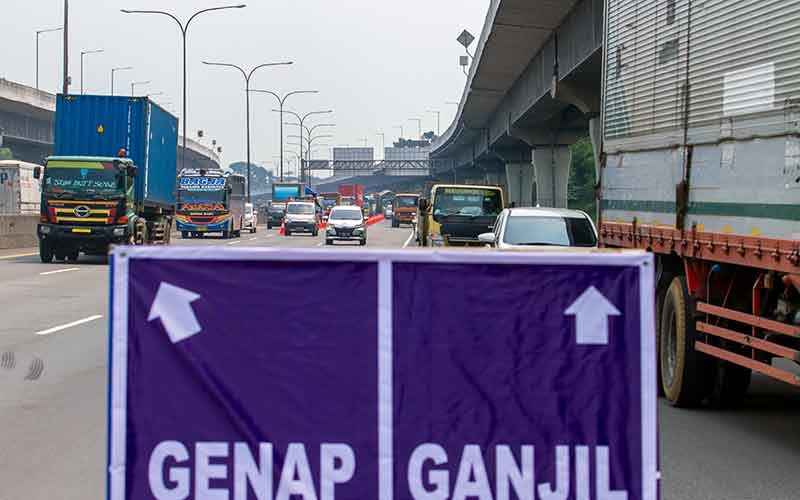  Uji Coba Ganjil Genap di Jalan Tol Jakarta-Cikampek