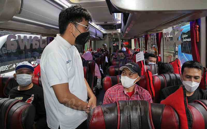  Telkomsel Sediakan 26 Bus Untuk 39 Kota Tujuan saat Mudik Sehat Bersama BUMN 2022