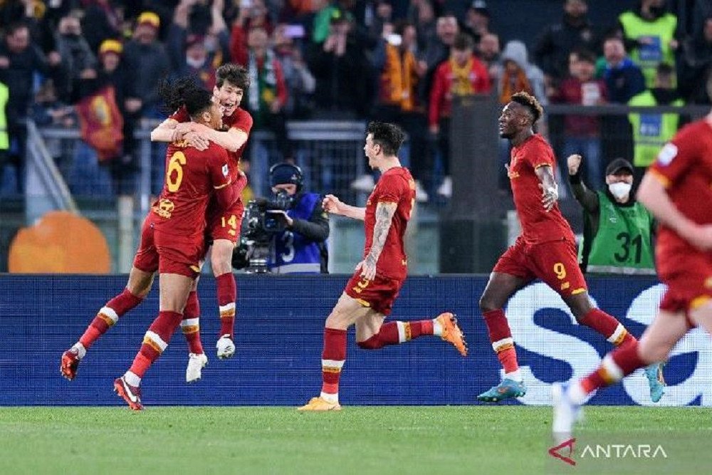 Hasil AS Roma vs Salernitana / Antara-Reuters