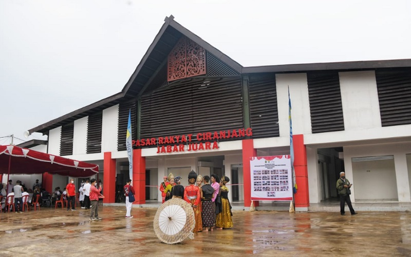 Pasar Rakyat Jabar Juara di Ciranjang, Kabupaten Cianjur