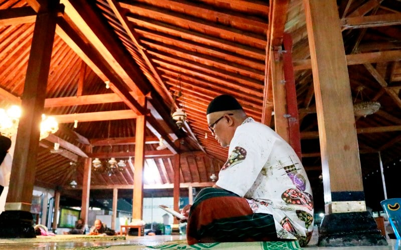  Suasana Iktikaf di Masjid Tertua Yogyakarta