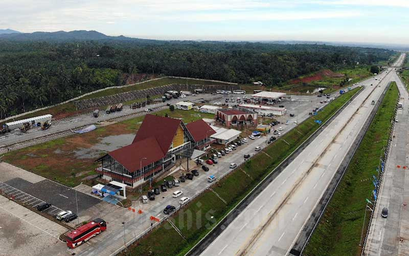  Pendapatan Pedagang di Rest Area Jalan Tol Trans Sumatra Meningkat Hingga Lima Kali Lipat