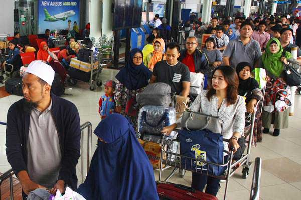  H-2 Lebaran, Bandara Soekarno-Hatta Terpantau Padat