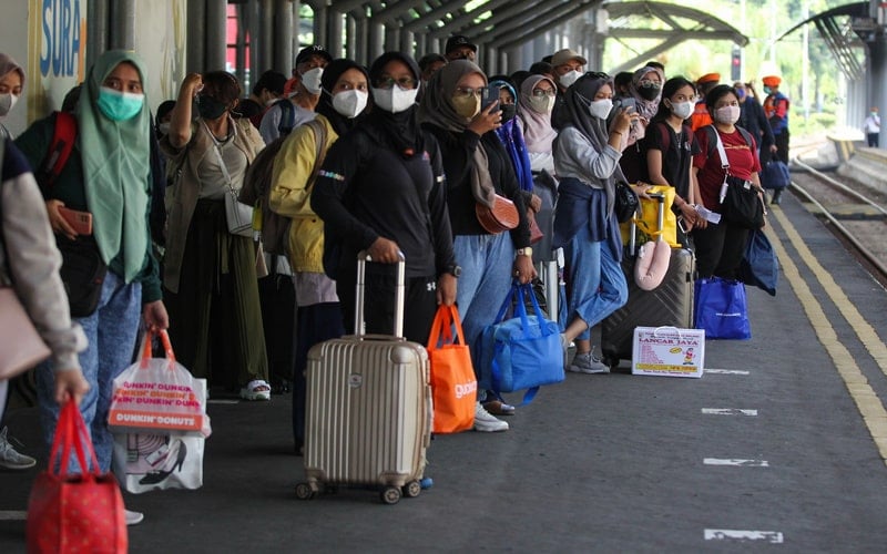  Potret Arus Mudik di Daop 8 Surabaya, Begini Puncaknya