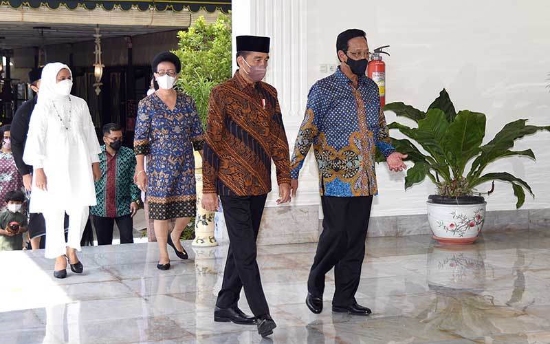  Presiden Joko Widodo Bersilaturahmi ke Keraton Yogyakarta