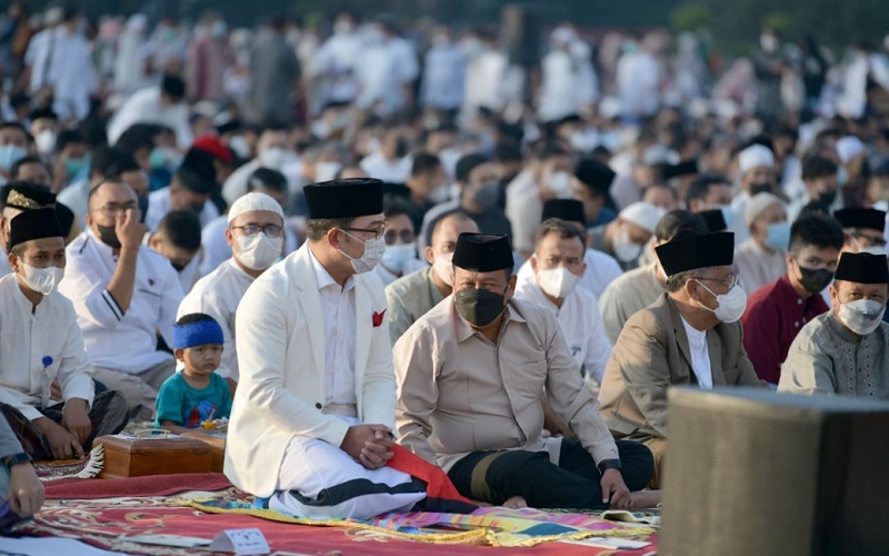  Salat Idulfitri di Gasibu, Ridwan Kamil: Meraih Kemenangan di Hari Bahagia