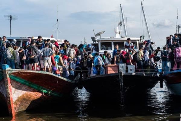  Hari Kedua Lebaran: Ada Kapal di Pelabuhan Muara Angke Tak Laik