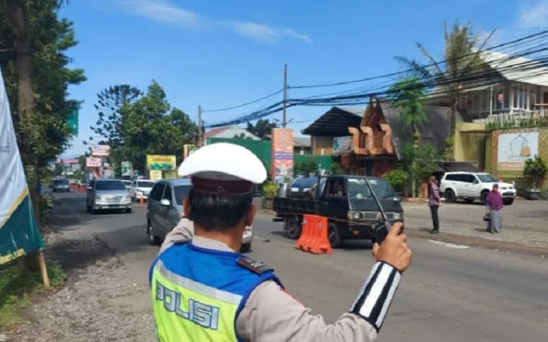  Hari Ini, Polisi Berlakukan 17 Kali One Way di Lembang