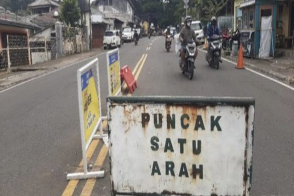  Jadwal One Way Jalur Puncak, Hari Ini Kamis 5 Mei 2022