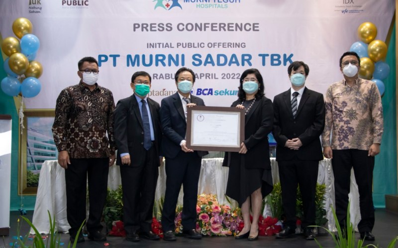 Emiten asal Sumatera Utara, PT Murni Sadar Tbk (MTMH) resmi melantai di Bursa Efek Indonesia pada Rabu (20/4/2022).