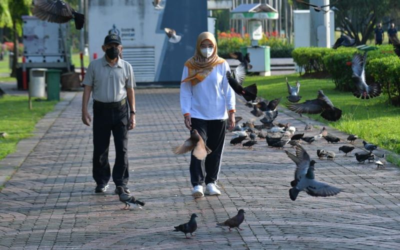  Habiskan Sisa Libur Lebaran, Wapres Ma\'ruf Amin Kunjungi Monas