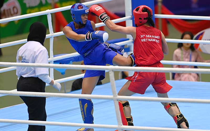  Atlet Indonesia Amanda La Loupatty Berhasil Masuk Semi Final Kick Boxing SEA Games 2021 Vietnam