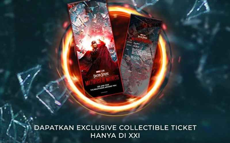  Fans! Ini Lho Cara Dapat Collectible Tiket Doctor Strange 2