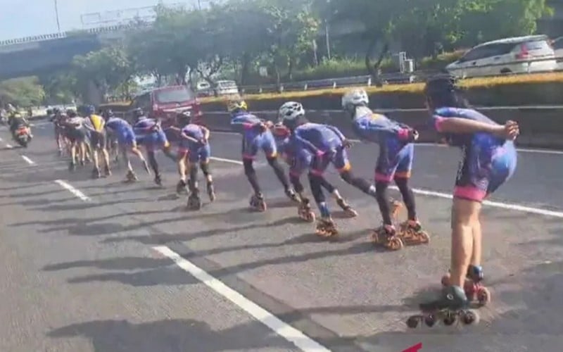  Porserosi Minta Maaf Usai Viral Latihan Sepatu Roda di Jalan, Ini Penjelasan Lengkapnya