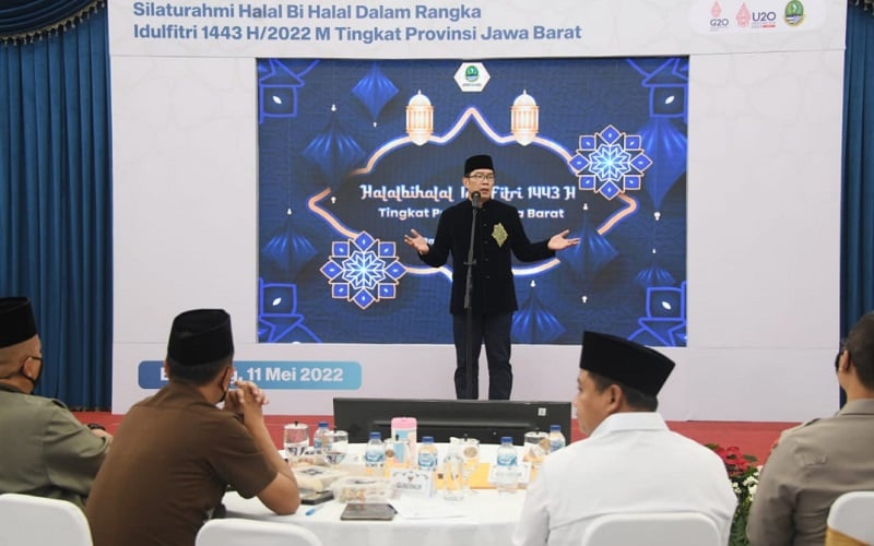  Hadiri Halalbihalal Tingkat Provinsi, Ridwan Kamil Apresiasi Inovasi Mudik