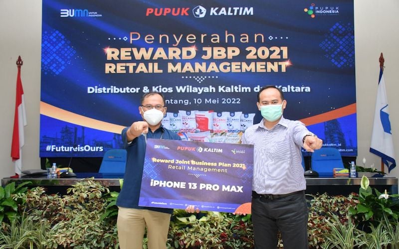  Kinerja JBP Optimal, PKT Beri Reward kepada Distributor dan Kios Wilayah Kaltim Kaltara