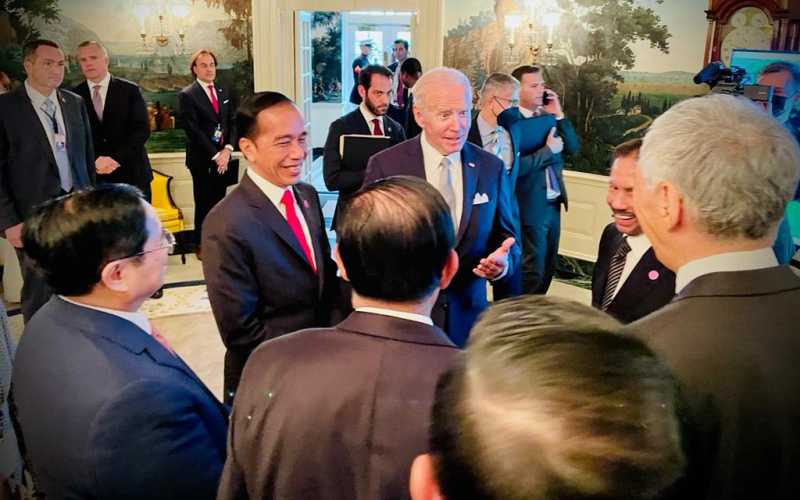  Jokowi Sampaikan Ini Saat Santap Malam Bersama Joe Biden