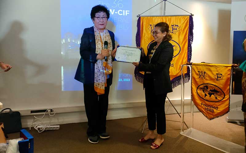  Ketua Umum INKOWAPI Terpilih Menjadi Life Membership The International Council of Women Ke-36