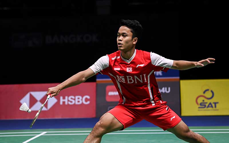  Anthony Sinisuka Ginting Kalah Melawan Lakshya Sen Saat Final Piala Thomas 2022