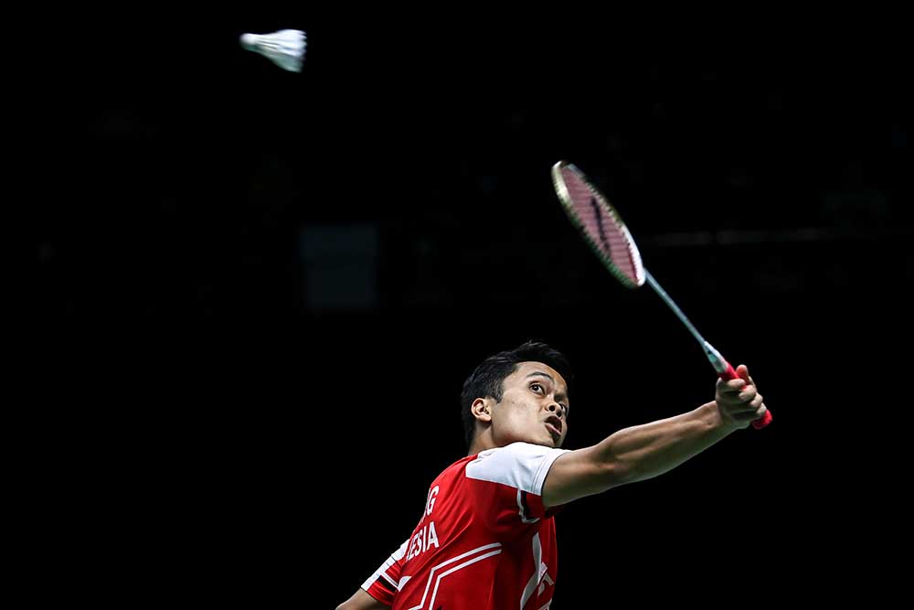  Ginting Ungkap Penyebab Kekalahan Atas Sen di Final Piala Thomas 2022