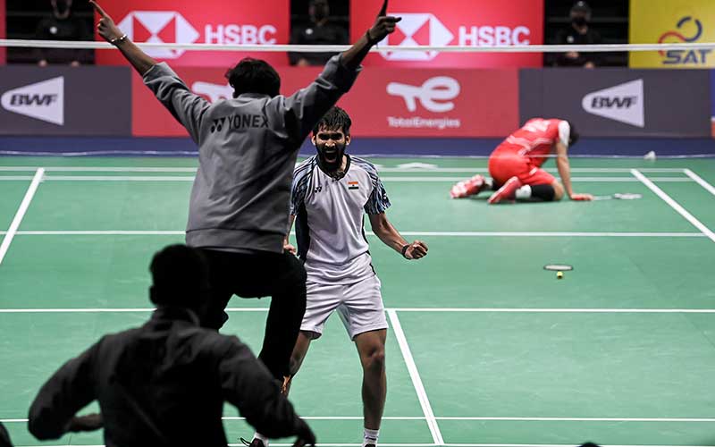  Kalahkan Indonesia, India Juara Thomas Cup 2022