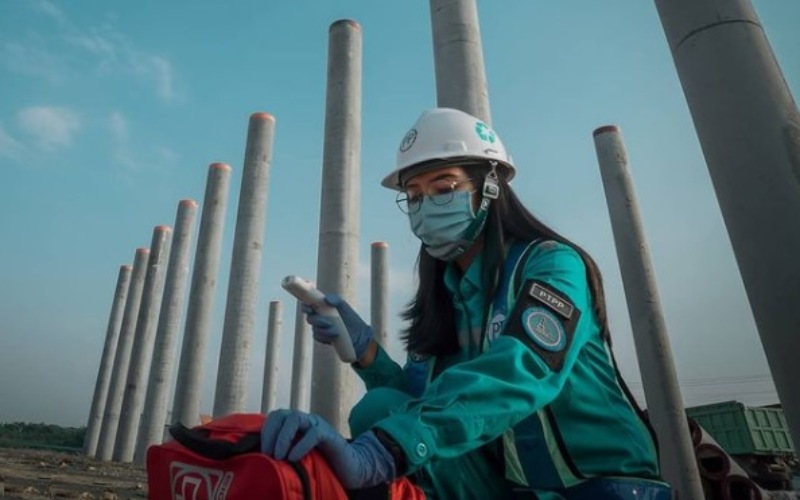  Progres Konstruksi Tol Semarang - Demak Seksi 2 Capai 80,63 Persen