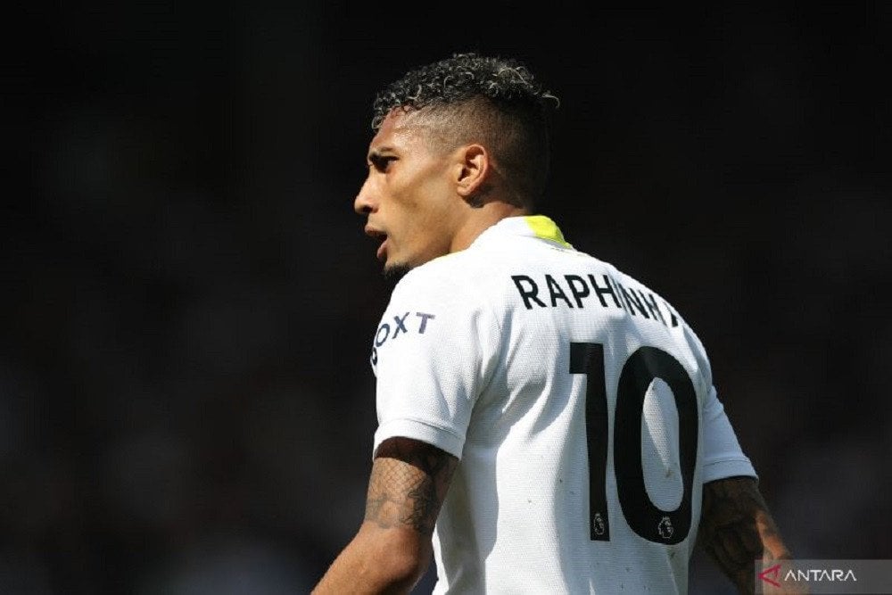 Raphinha, winger Leeds United, dikabarkan setuju gabung Barcelona / Antara-Reuters
