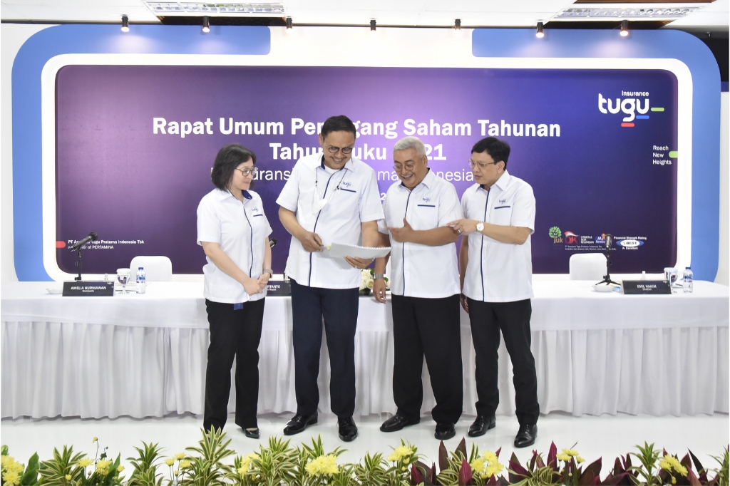  Kinerja Induk 2021 Turut Bertumbuh, Tugu Insurance Gelar RUPST