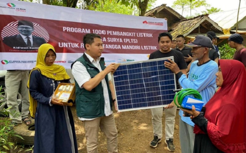  MUJ ONWJ Akselerasi Program 1.000 PLTS bagi Rumah Tangga Tanpa Aliran Listrik di Karawang