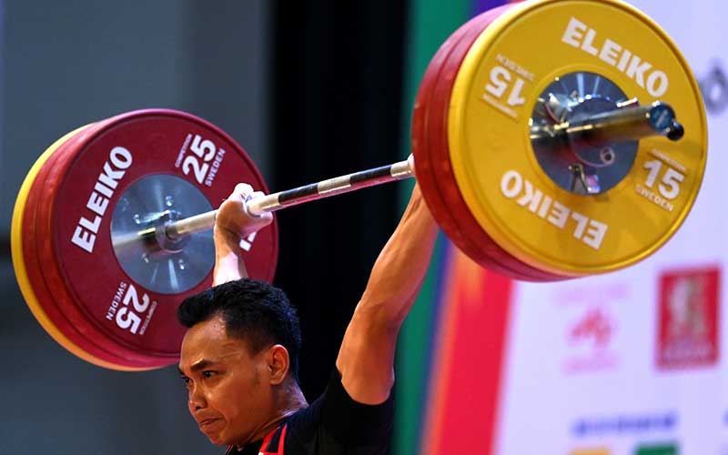  Lifter Indonesia Eko Yuli Irawan Sabet Medali Emas di Ajang SEA Games 2021 Vietnam
