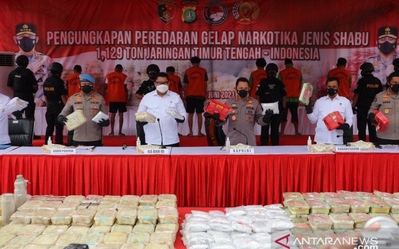  Polri Libatkan Intelijen Asing Bongkar Jaringan Narkoba Internasional