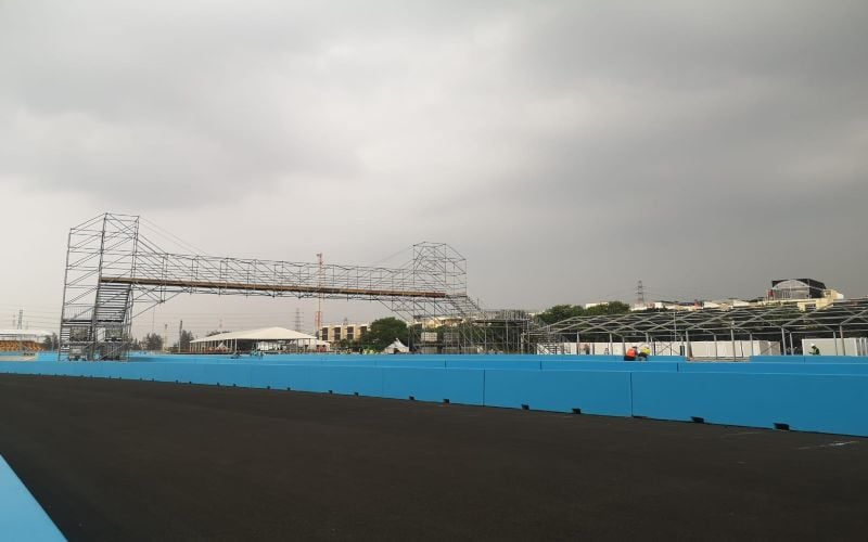  Formula E Tinggal Menghitung Hari, Sirkuit Tak Kunjung Rampung