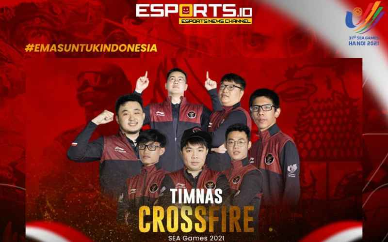 Tim CrossFire Indonesia akan bertanding di babak semifinal dan final SEA Games pada 22 Mei 2022/Instagram @esports_id