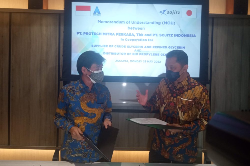  Gandeng Sojitz, OASA Bangun Pabrik Bio Propylene Glycol Rp730 Miliar