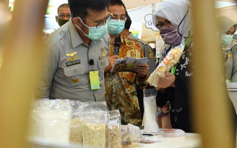 Menteri Pertanian Syahrul Yasin Limpo. Ada tiga konsep yang menjadi fokus pemerintah dalam memperkuat pangan lokal yaitu mulai dari budidaya, pengolahan hingga aspek pemasaran. /KEMENTAN