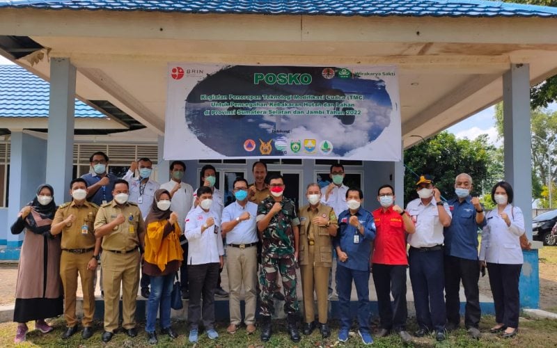  Cegah Karhutla, Pemerintah dan Multipihak Lakukan Operasi TMC di Sumsel dan Jambi