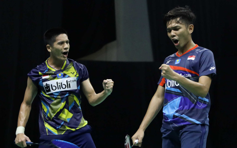 Ganda putra Fajar Alfian-Yeremia Erich/Badminton Indonesia