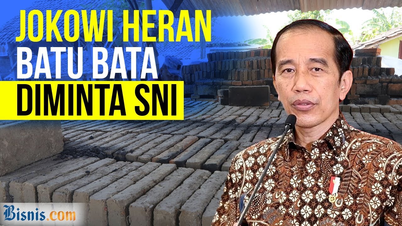  Jokowi: Tak Semua Barang Harus SNI