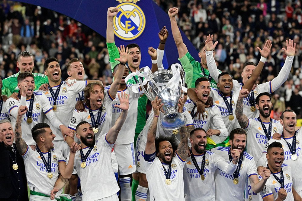 5 Fakta Iringi Perjalanan Real Madrid Juara Liga Champions 2021-2022