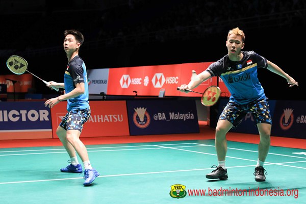 Kevin Sanjaya-Marcus Fernaldi Gideon/Badminton Indonesia
