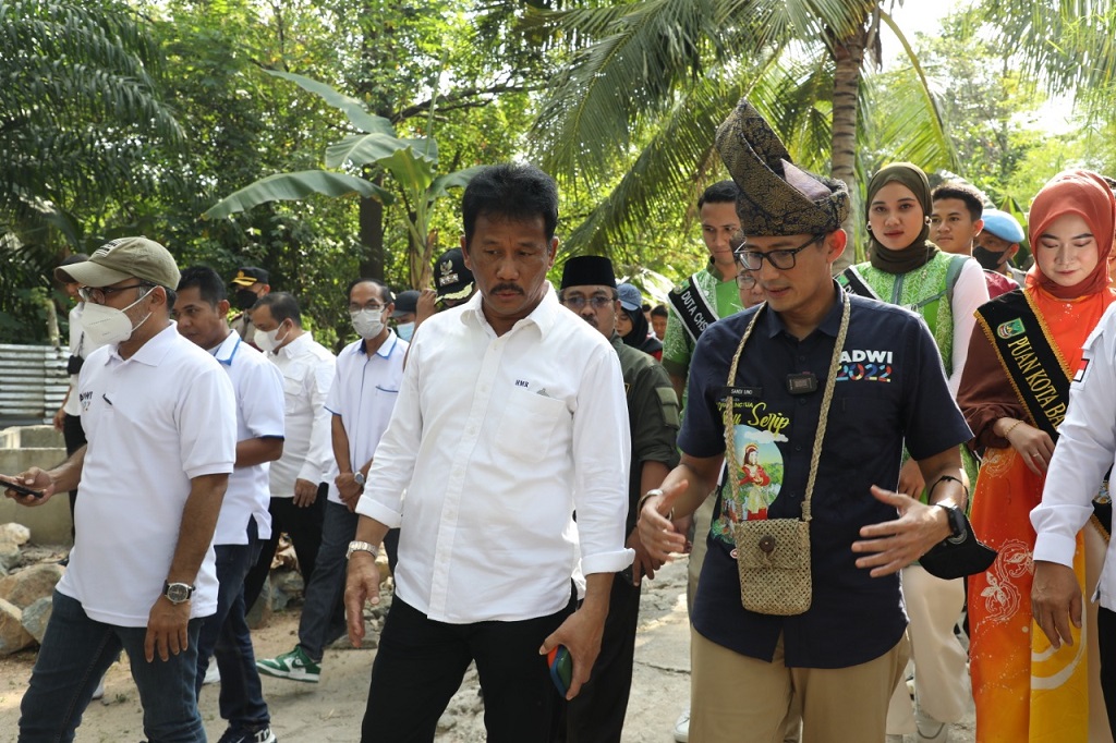  Bersama Menparekraf, Kepala BP Batam Kunjungi Desa Wisata Mangrove di Nongsa