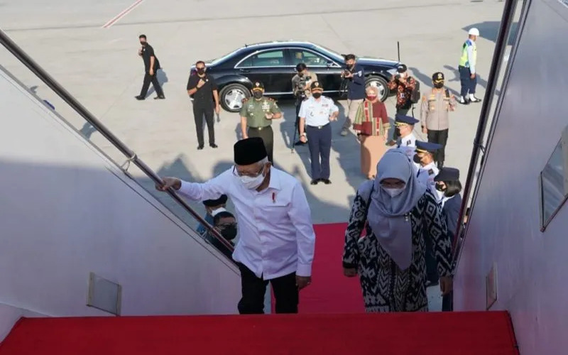  Wapres Ma\'ruf Amin Kunjungan Tiga Hari ke Jatim, Berikut Agendanya