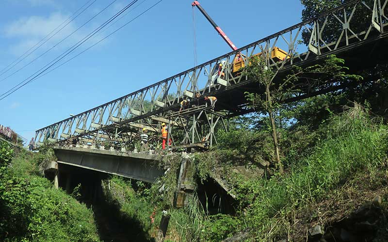  Jembatan Penghubuung Kediri dengan Tulungagung Dibongkar