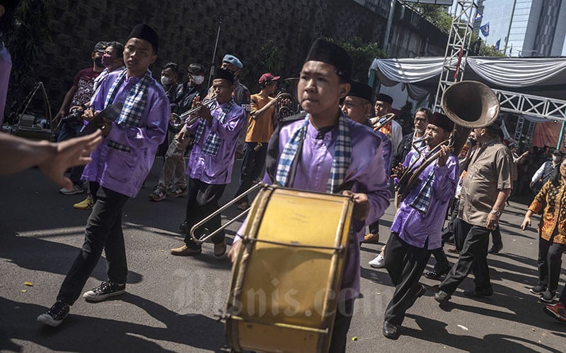  Kemeriahan Lebaran Tanah Abang 2022