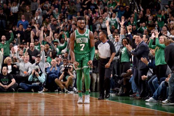 Pebasket Boston Celtics, Jaylen Brown/Twitter NBA