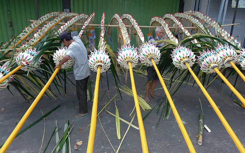  PPKM Mulai Longgar, Umat Hindu di Bali Mulai Mempersiapkan Perayaan Hari Raya Galungan