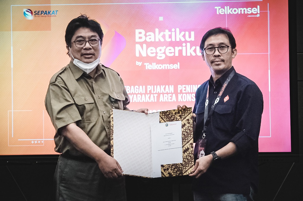  Program Baktiku Negeriku Telkomsel Wujudkan Digitalisasi Daerah Konservasi Taman Nasional Ujung Kulon