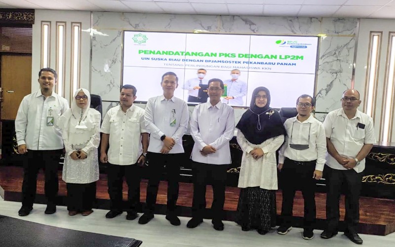  Teken Kerja Sama, BPJamsostek Lindungi 4.705 Mahasiswa KKN UIN Suska Riau