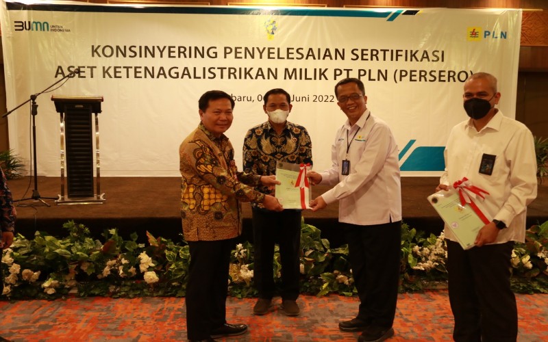  Percepat Legalisasi Aset Negara, PLN dan BPN Riau Gelar Rapat Konsinyering Sertifikasi Aset