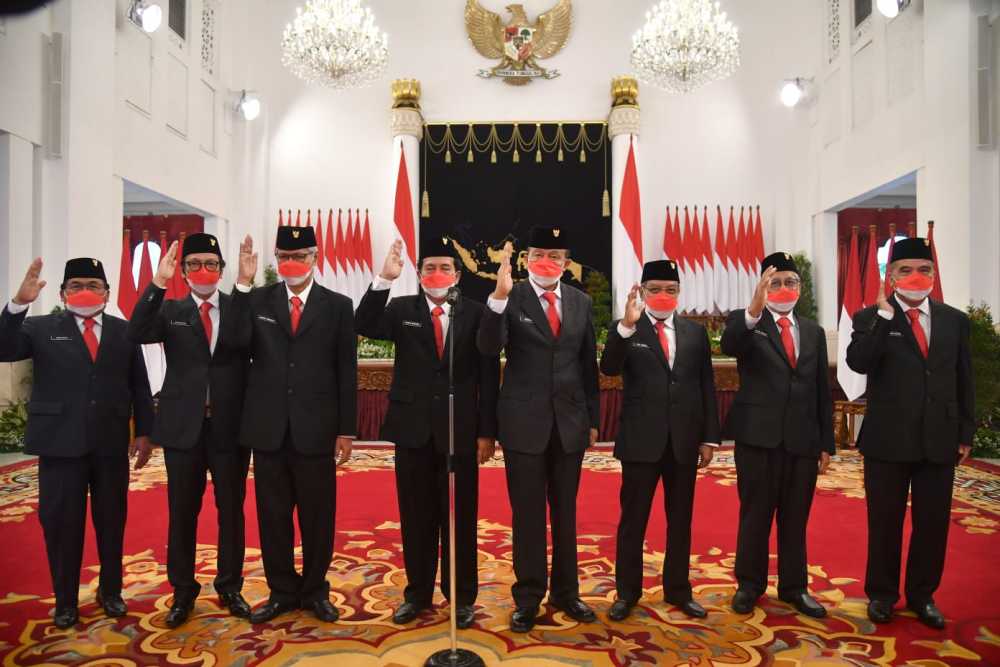 Jokowi Lantik Dewan Pengarah, Kepala, dan Wakil Kepala BPIP